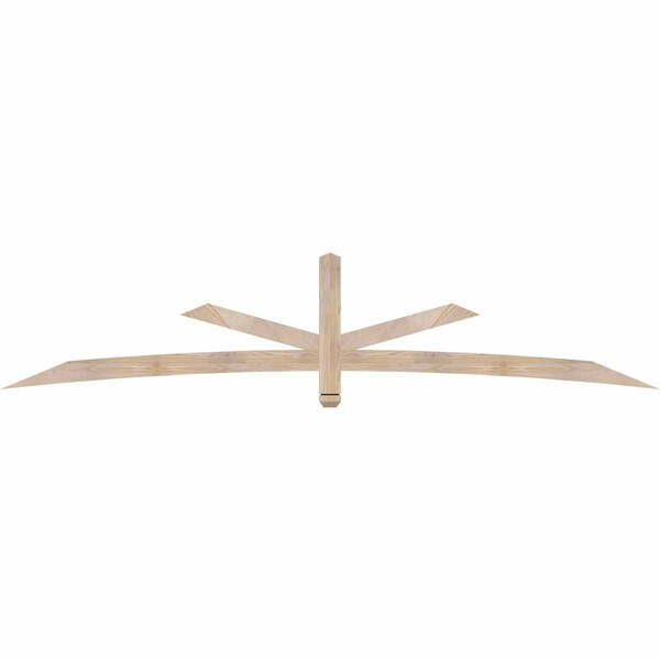 Ekena Millwork Alberta Smooth Timber Gable Bracket, Douglas Fir, 108"W x 22"H x 1 1/2"D x 3 1/2"F, 5/12 Pitch GBW108X22X0204ALB00SDF - main